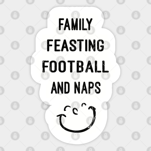 Family, Feasting, Football and Naps Sticker by Aldebaran